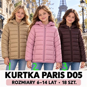 Kurtka dziewczęca 6-14 lat