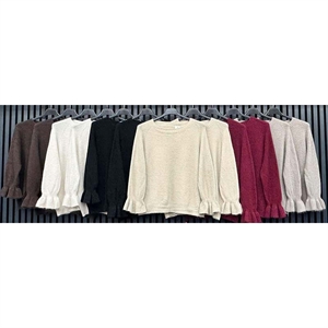 Sweter damski okrągły