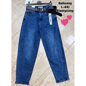 Jeansy balloony  L-4XL