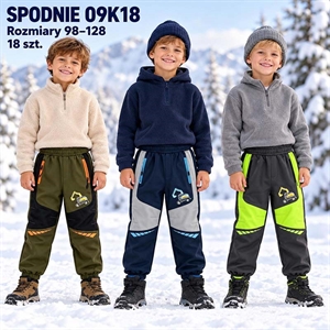 Spodnie chłopięce  98-128cm