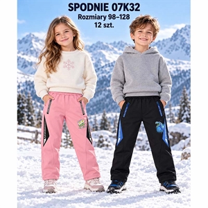 Spodnie ocieplane 98-128cm