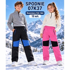 Spodnie ocieplane 134-164cm