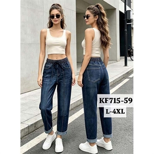 Jeansy mom fit  L-4XL