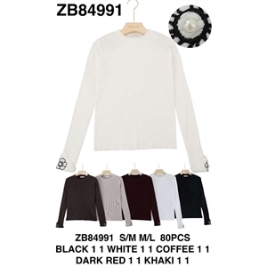 Sweter damski okrągły  S/M-M/L