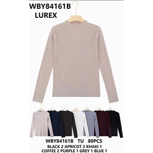Sweter damski z lureksu