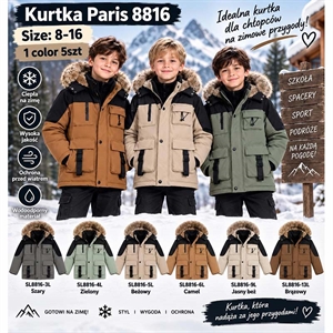 Kurtka chłopięca  8-16 lat
