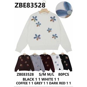 Sweter damski okrągły  S/M-M/L