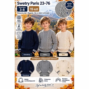 Sweter chłopięcy  3-8 lat