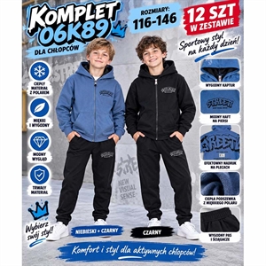 Komplet chłopięcy  116-146cm