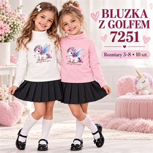 Bluzka dziewczęca  3-8 lat