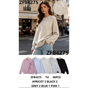 Sweter damski okrągły