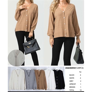 Sweter damski zapinany na guziki
