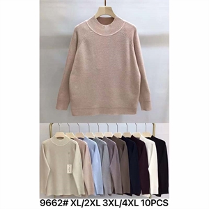 Sweter damski okrągły  XL-4XL