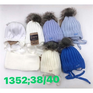 Komplet Czapka + Komin 38-40