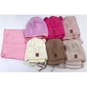 Komplet Czapka + Komin 46-48