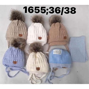 Komplet Czapka + Komin 36-38