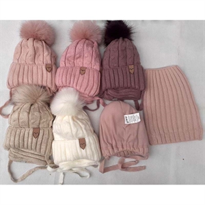 Komplet Czapka + Komin 48-50