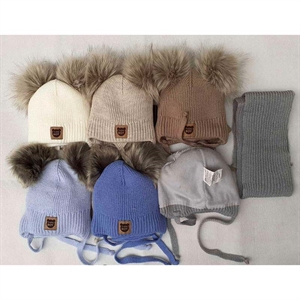 Komplet Czapka + Komin 40-42