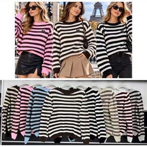 Sweter damski okrągły
