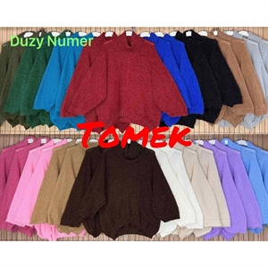 Sweter damski z golfem