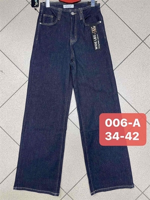 Jeansy szerokie nogawki  34-42