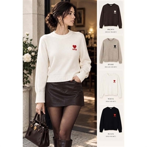 Sweter damski okrągły  S/M-L/XL