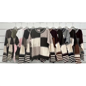 Sweter damski okrągły