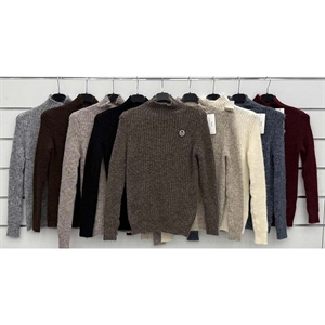 Sweter damski z półgolfem