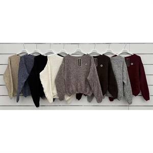 Sweter damski okrągły