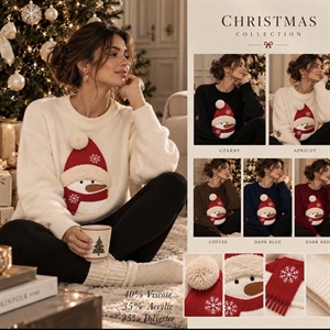 Sweter świąteczny okrągły
