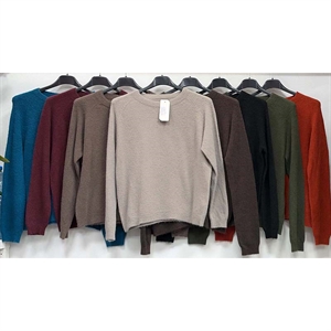 Sweter damski okrągły