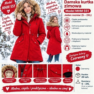 Kurtka damska  S-2XL