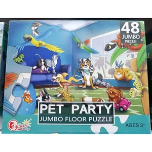 Zabawka - wielka układanka podłogowa na imprezę dla zwierząt