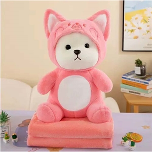 Pluszak z kocykiem 120cm x 150cm