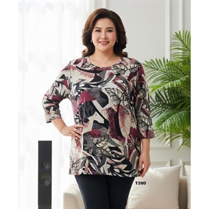 Bluzka damska z rękawem 3/4 (L-4XL)