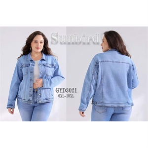 Kurtka jeansowa damska 6XL-10XL