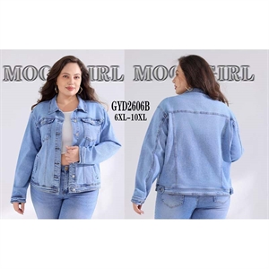 Kurtka jeansowa damska 6XL-10XL