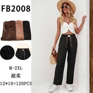 Spodnie welurowe damskie  M-2XL