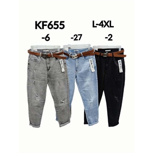 Jeansy damskie L-4XL