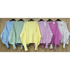 Sweter damski okrągły - Produkt Włoski