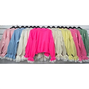 Sweter damski okrągły - Produkt Włoski