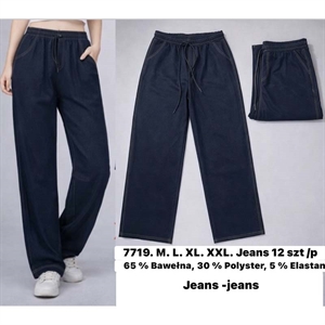 Spodnie damskie szerokie nogawki (M-2XL)