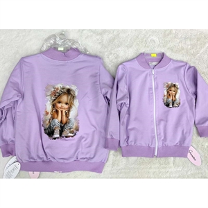 Bluza dziewczęca bez kaptura (110-134)