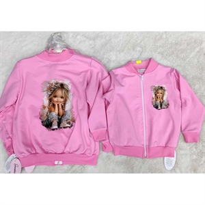 Bluza dziewczęca bez kaptura (110-134)