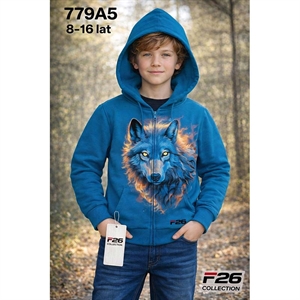 Bluza chłopięca z kapturem (8-16)