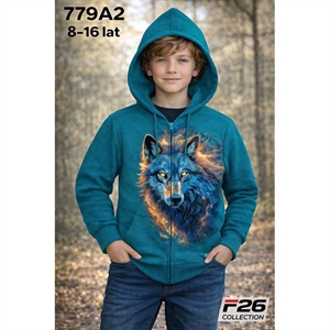 Bluza chłopięca z kapturem (8-16)