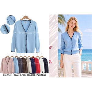 Sweter damski zapinany na guziki  XL/2XL-2XL/3XL
