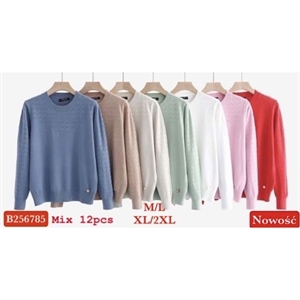 Sweter damski okrągły  M-2XL