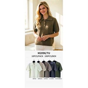 Sweter damski z krótkim rękawem