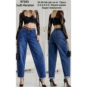 Jeansy damskie  25-30(XS-XL)